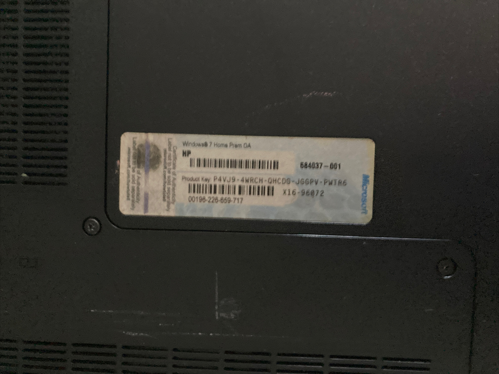 HP Pavillion g7 Notebook PC 17.5″ Screen ( Product A7A32UA#ABA)