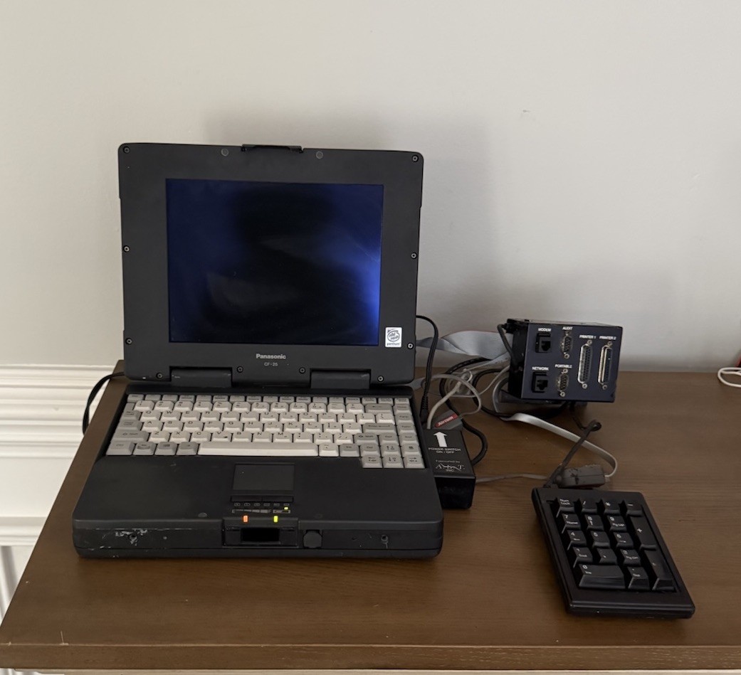 Vintage Panasonic Toughbook CF-25 Laptop | RGIS | Pentium MMX | Retro Gaming