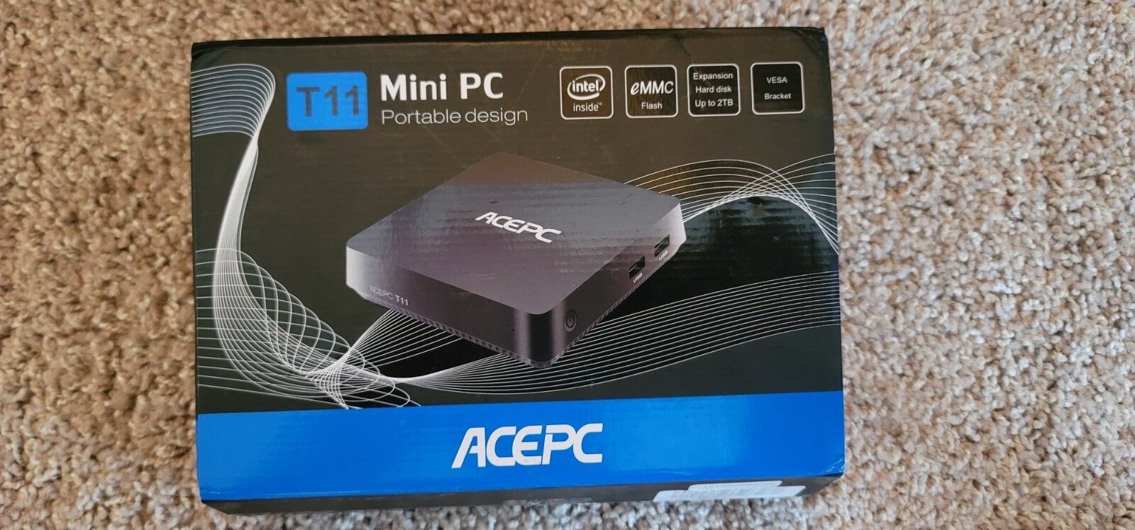 Mini PC, Windows 10 Pro Fanless Mini Computer Intel Atom Z8350 8GB DDR3/120GB eM