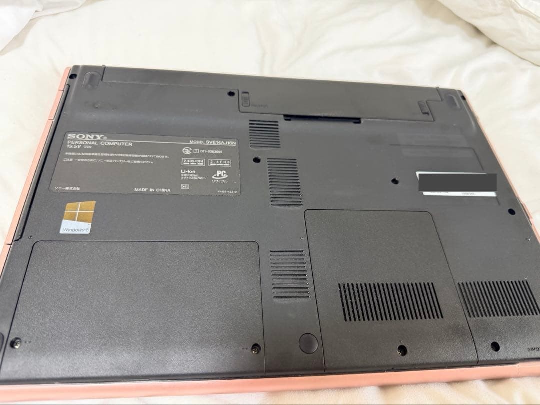 SONY VAIO Laptops Pink Compact Used Japan Genuine