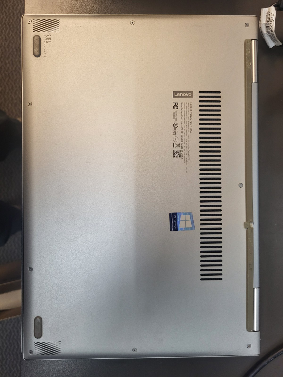 Lenovo Yoga 730-13IKB Core i5-8250U 265 GB SSD 8GB RAM Win 11 Pro