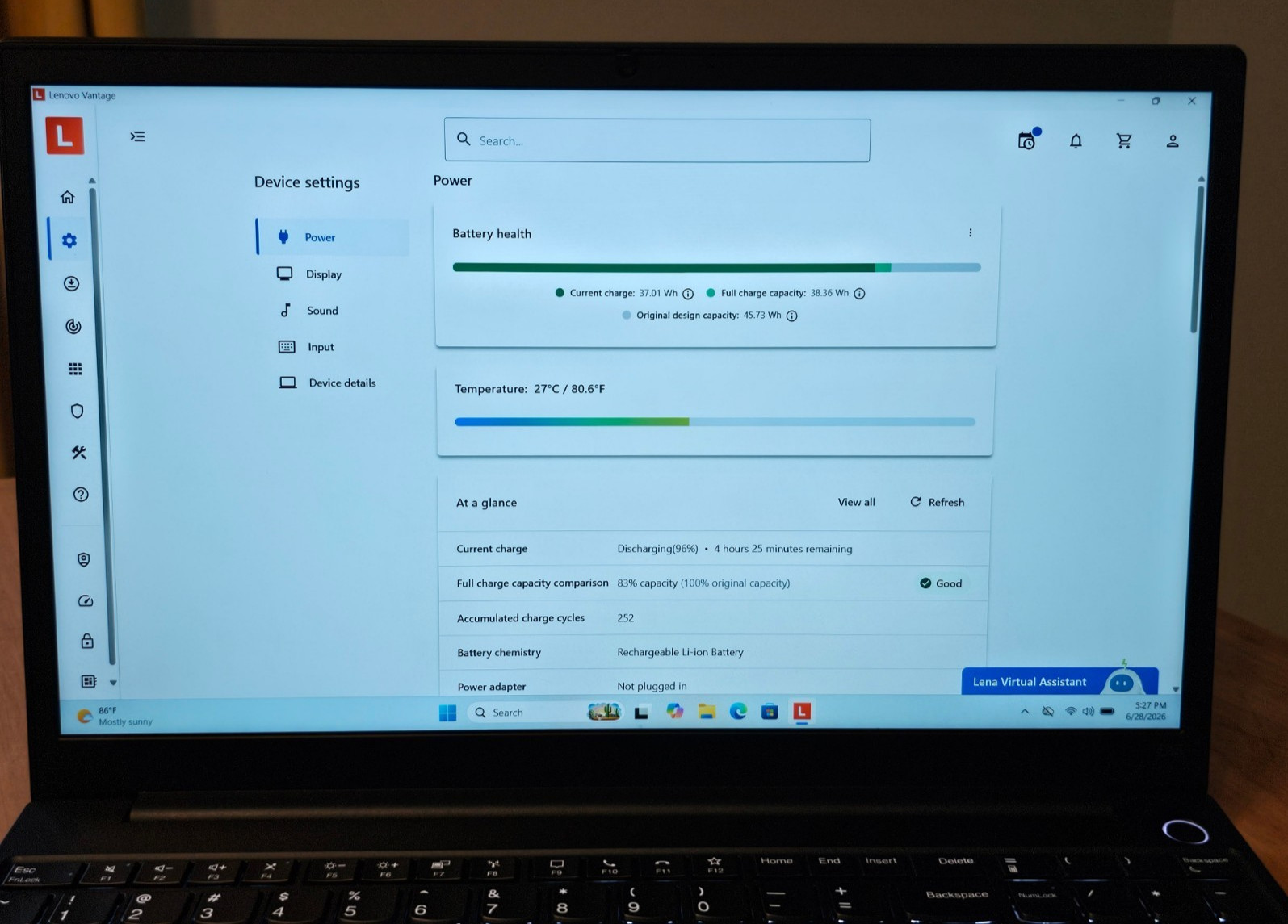 Nice Lenovo E15 Gen 2 i5-1135G7 2.40GHz 8GB 256GB NVMe Full HD AC & 83% Battery