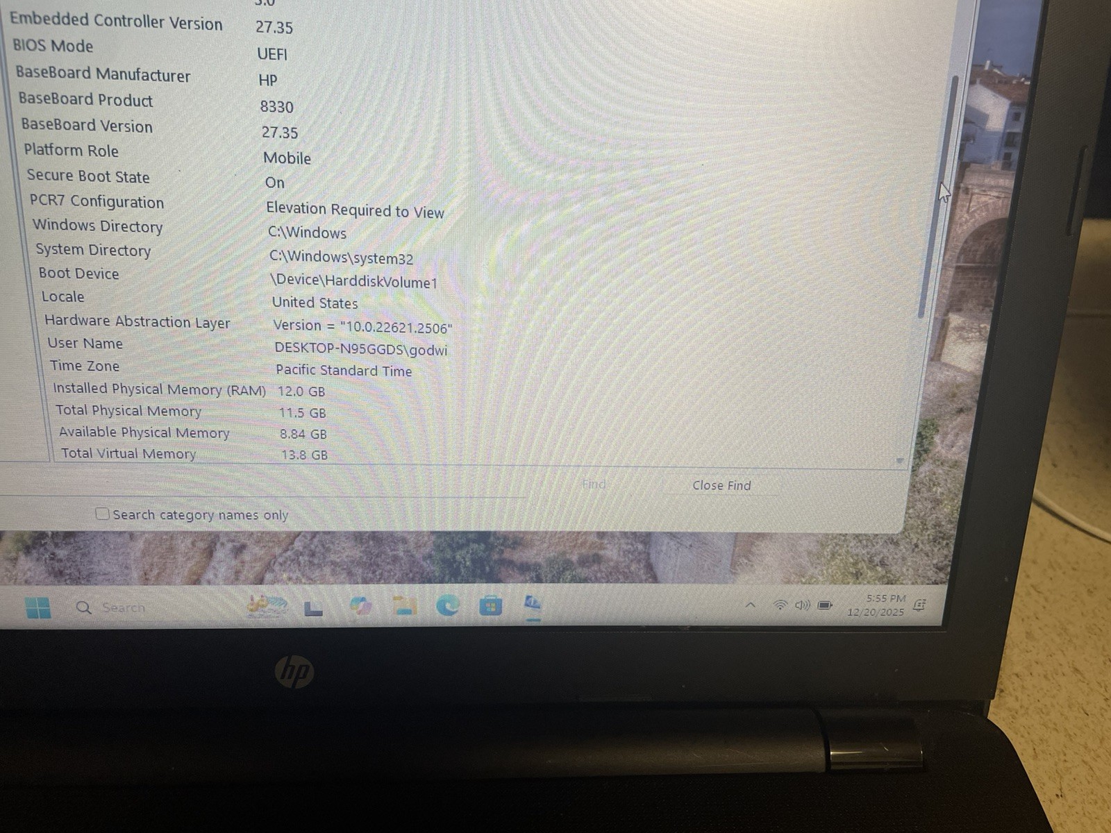 Hp Notebook (15-bw0xx) AMD A6-9220 12GB 500GB HDD
