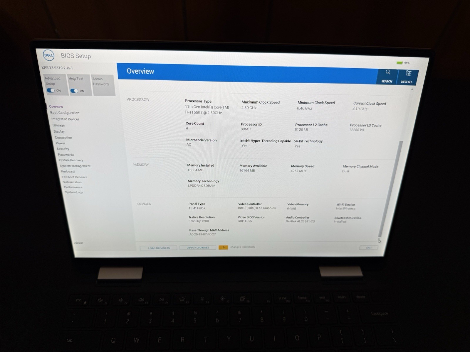 Dell XPS 13 9310 2-in1, i7-1270P, 16GB, 512GB, Win 11 Pro, Great, Touchscreen