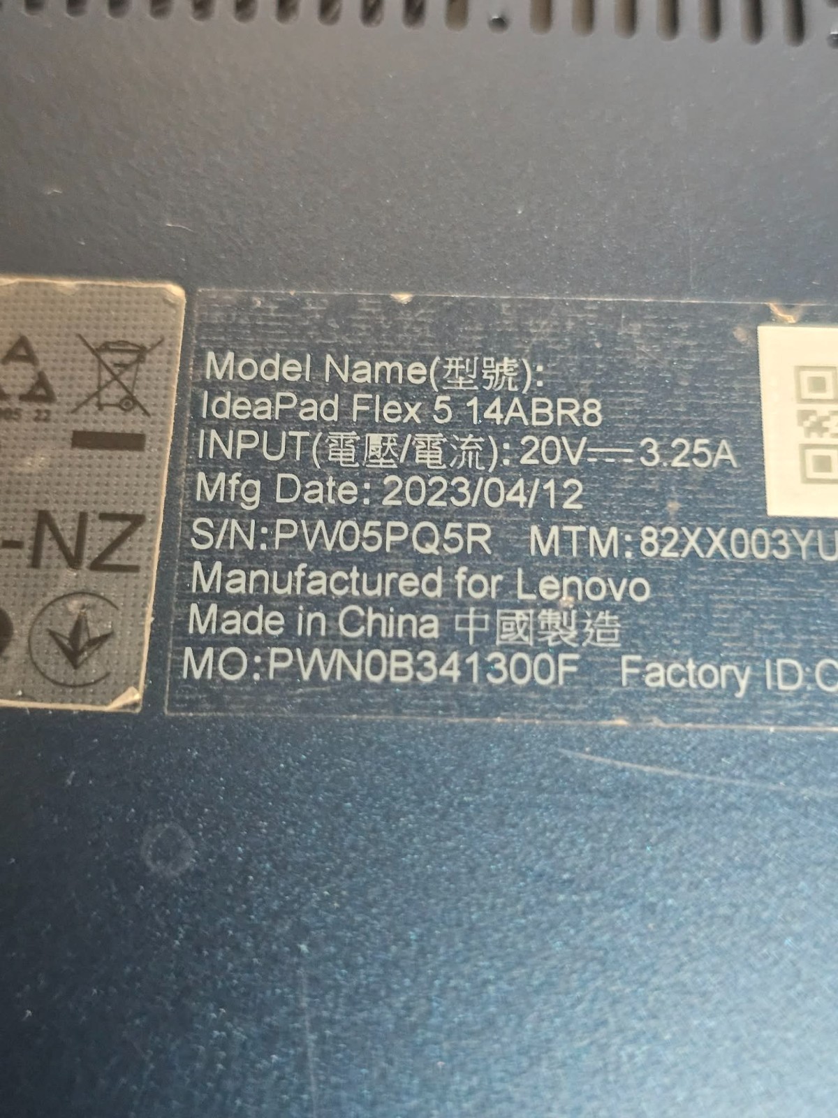 Lenovo IdeaPad Flex 5 14ABR8 AMD Ryzen 7 7730U/16GB Abyss Blue – Works Special