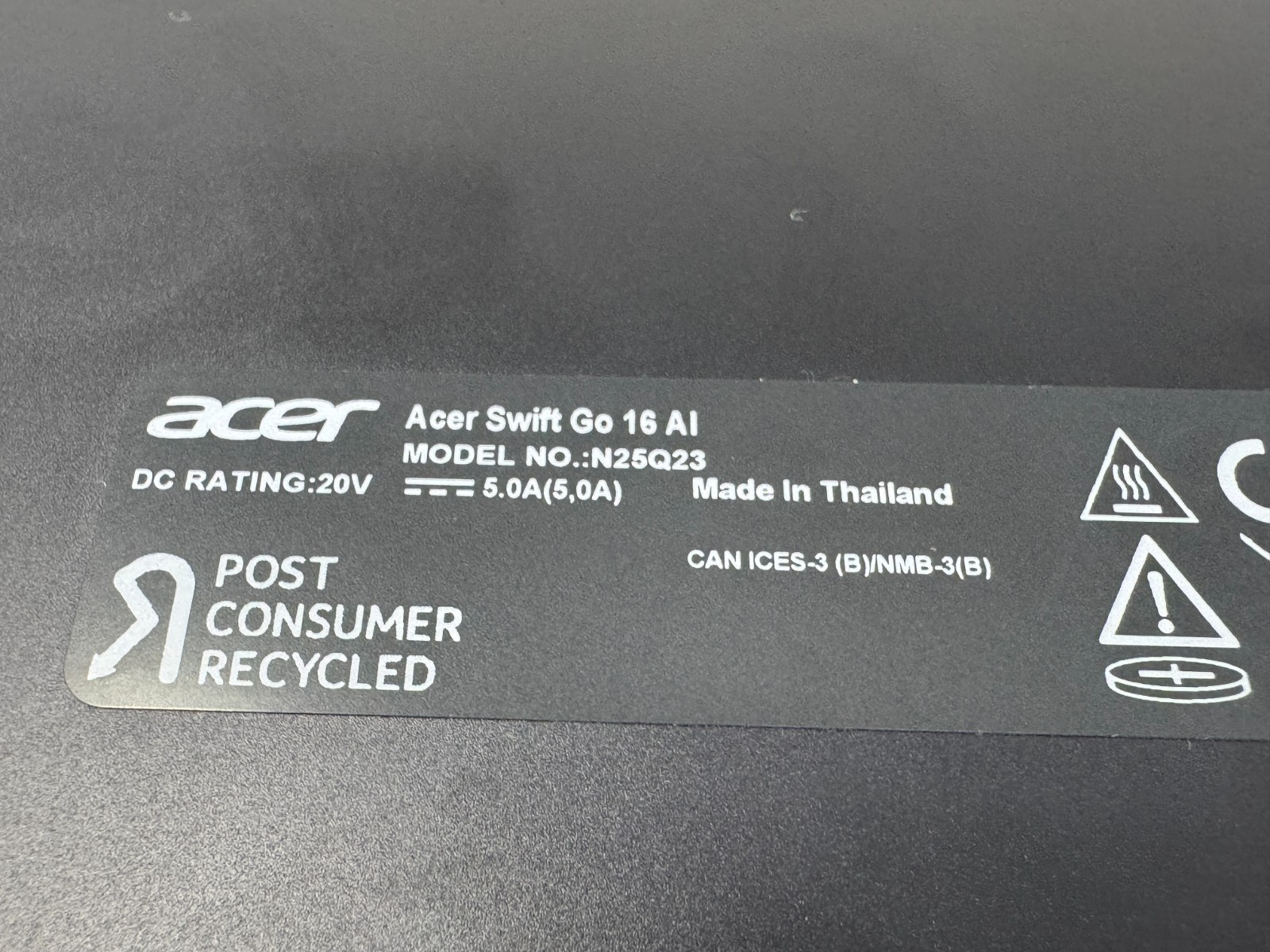 OPEN BOX Acer Swift Go 16 AI Ryzen AI 9 32GB 1TB Touchscreen Laptop Tested