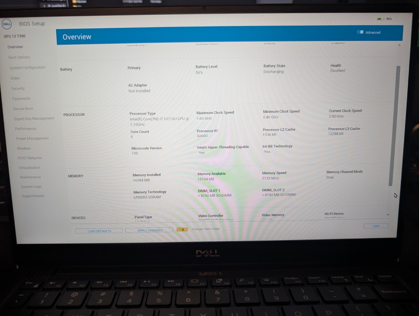 Dell XPS 13 7390 13.4″(256GB, Intel Core i7-10710U, 1.60 GHz, 16GB) Laptop -…