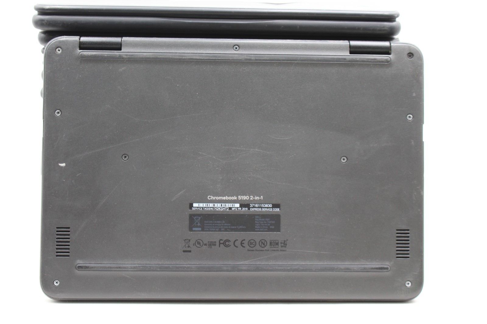 Lot Of 11 Dell Chromebook 5190 2-in-1 P28T Celeron 4GB N3450 Black- DEFECTIVE