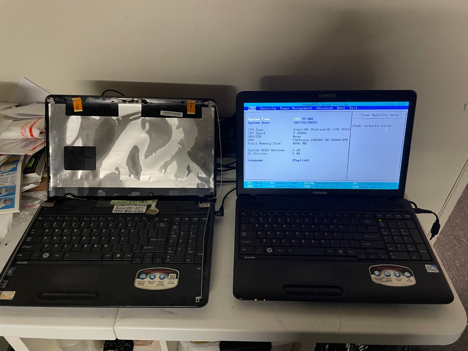 Lot of 5 Toshiba Satellite C655 Fix/repair Lot Wholesale