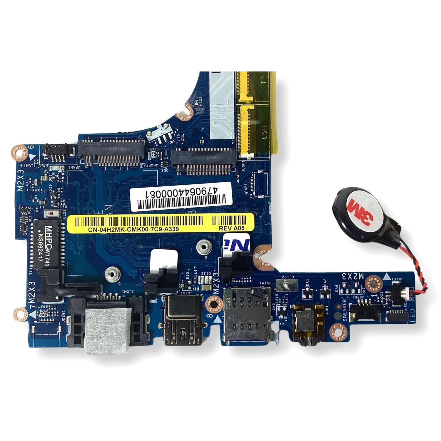 Genuine Dell Latitude 7290 Intel i3-7130U DDR4 2.70GHz DAZ20 Motherboard 4H2MK