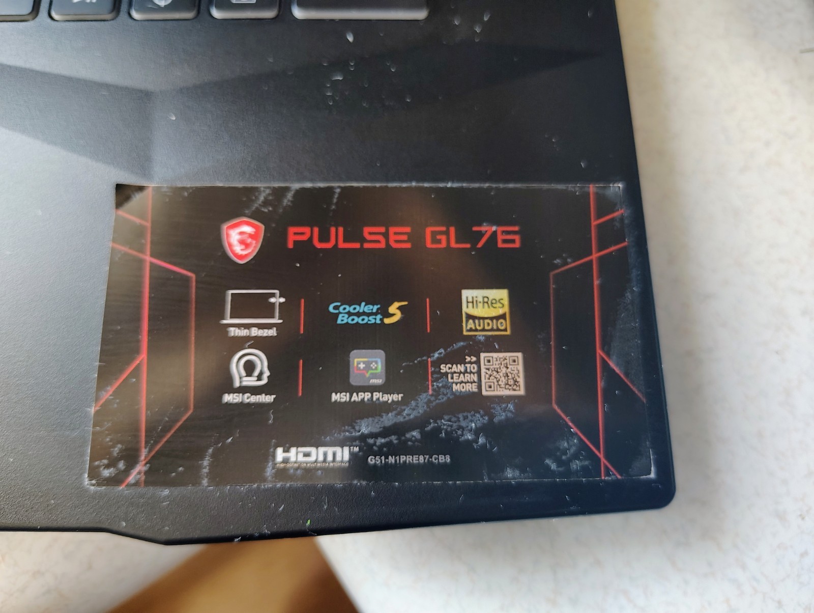 Msi Pulse GL76 Gaming Laptop