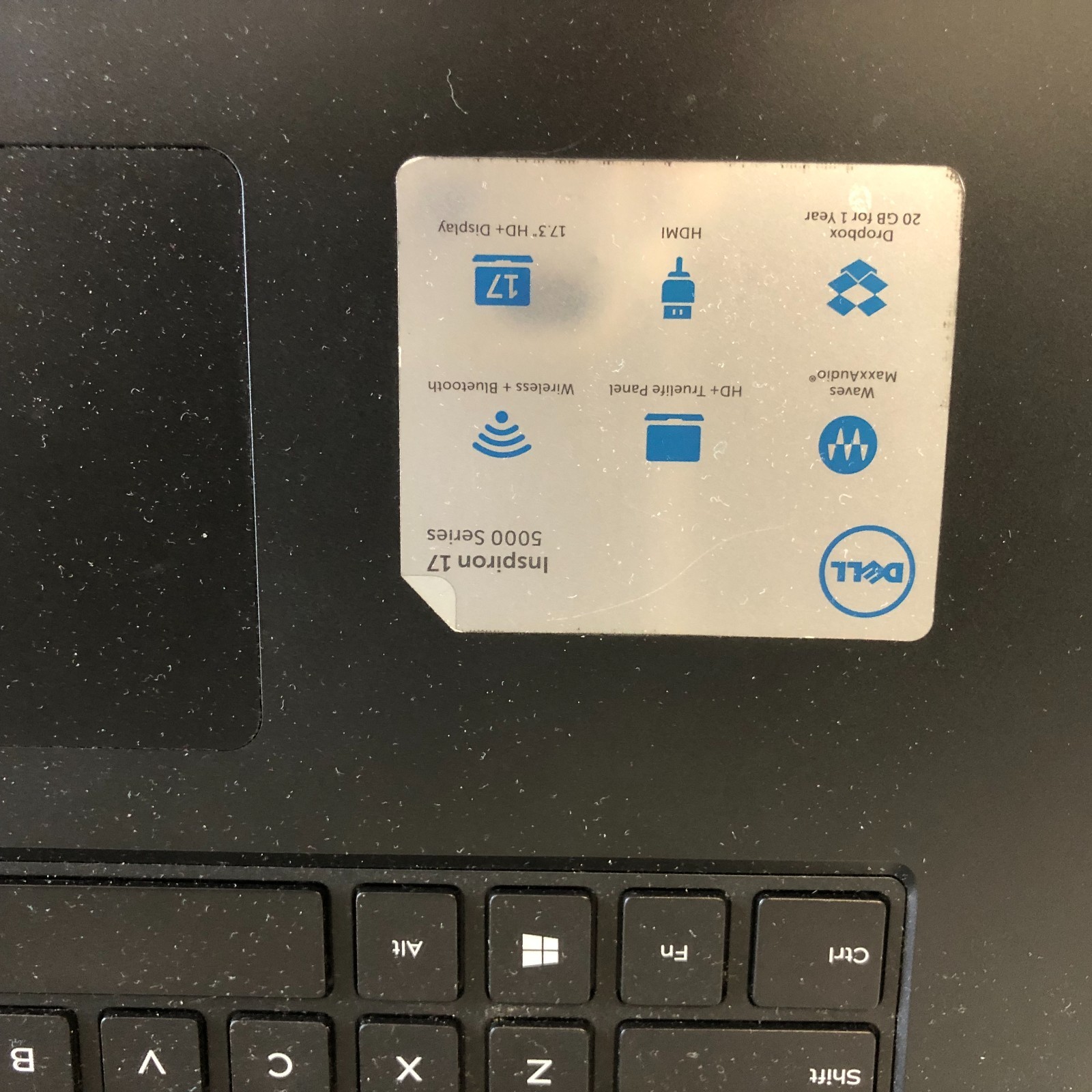 Dell Inspiron 5748 laptop 17.3 ” i5-4210U, 8GB, No Hard Drive