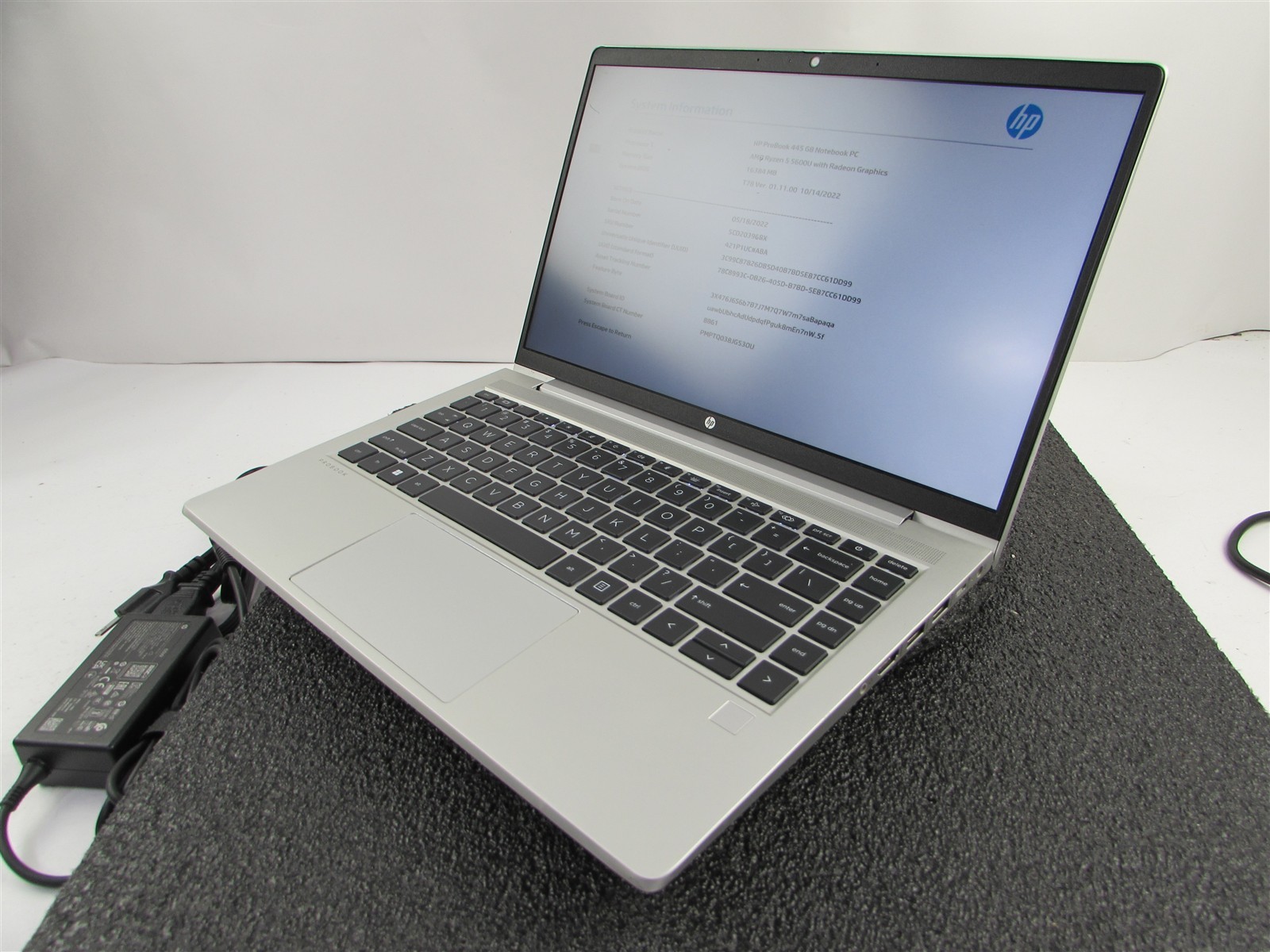 HP PROBOOK 445 (G8) FHD AMD RYZEN 5 5600U 512GB SSD 16GB RAM AMD GPU WIN 11 PRO
