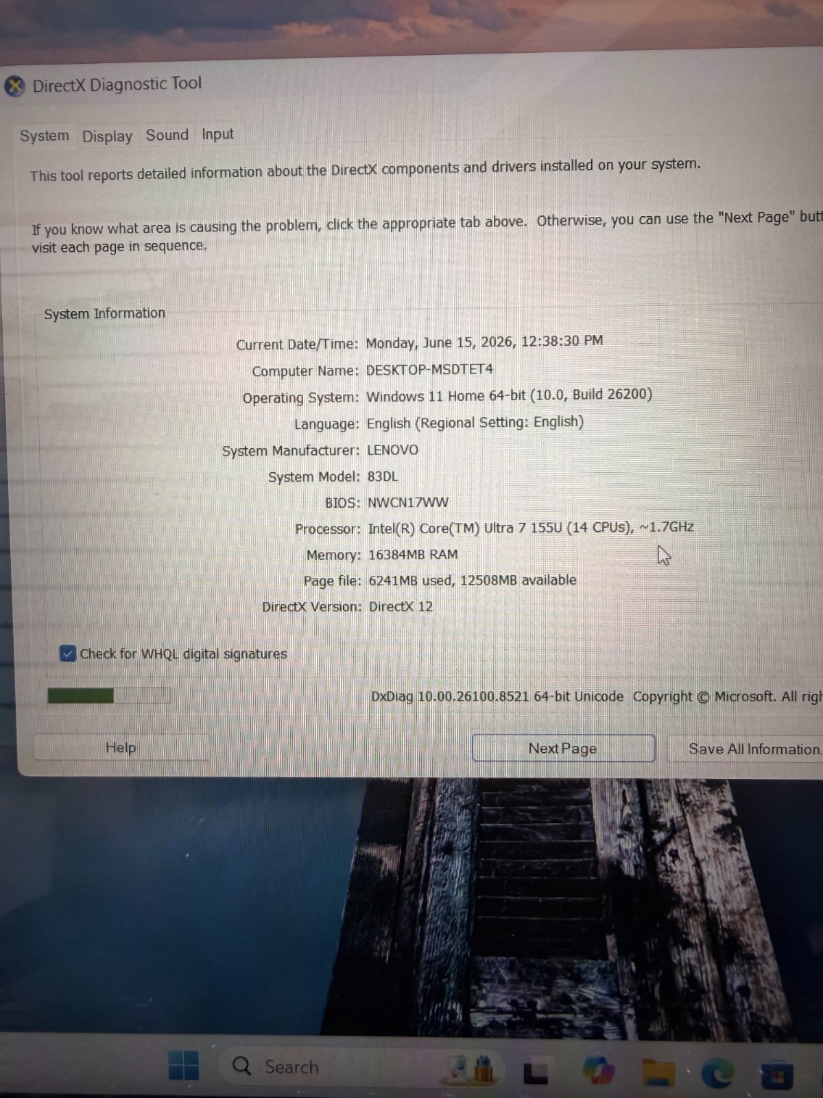 Lenovo Yoga 7 2 in 1 16IML9 Intel Core Ultra 7 16Gb Ram 1Tb Ssd No Power Supply