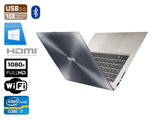 ASUS ZenBook Prime UX31A i7 3517U 4GB 120GB SSD 13.3″ FULL HD IPS