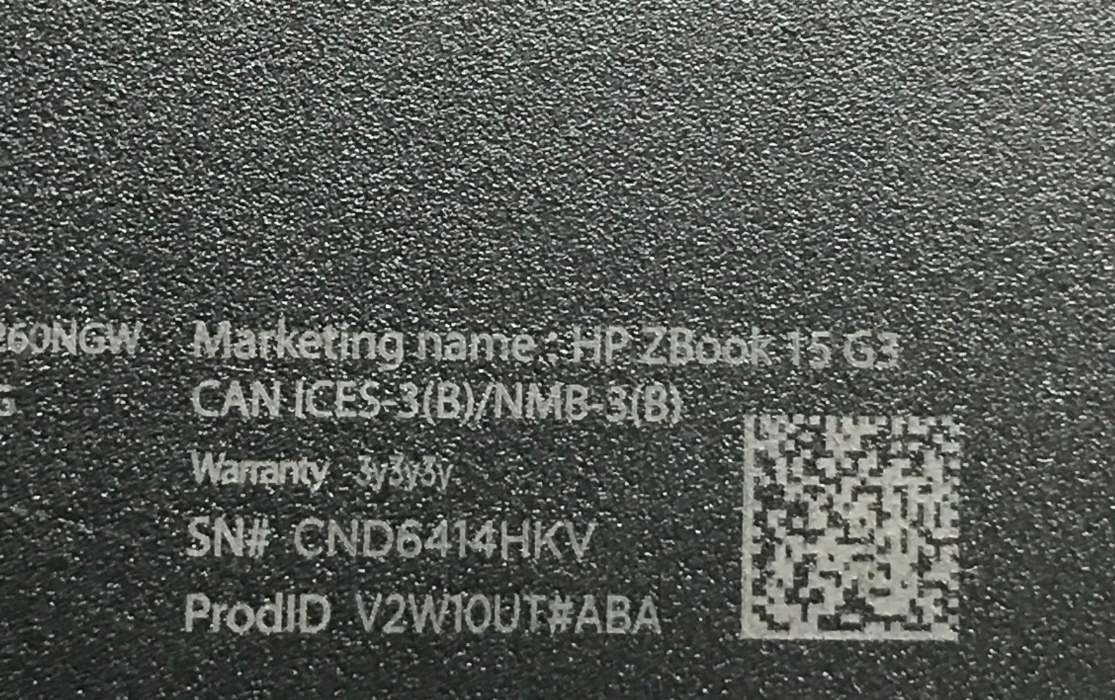 HP ZBOOK 15 G3 i7-6700HQ@2.60GHz 8GB RAM 1TB SSD NVMe W11P NVIDIA M1000M GRAPHIC