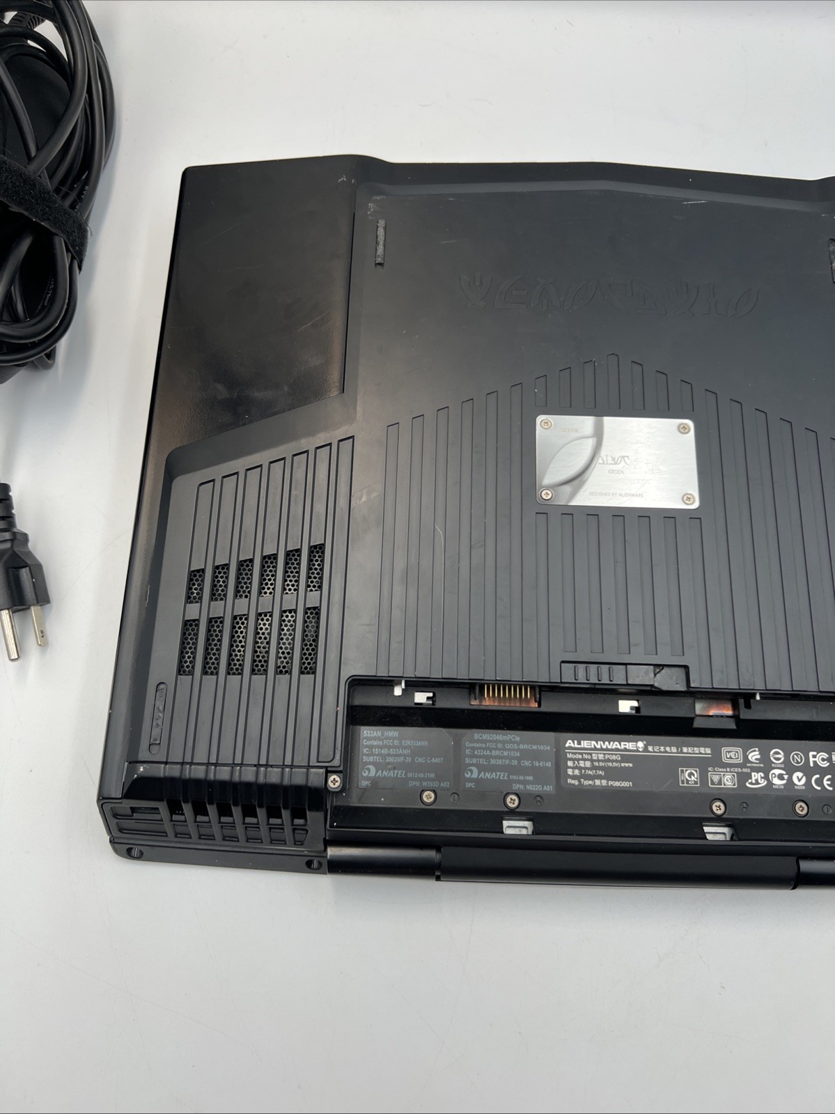 Dell Alienware M15x P08G Laptop Computer -15″ Screen -Windows 10 -500GB HDD -8GB