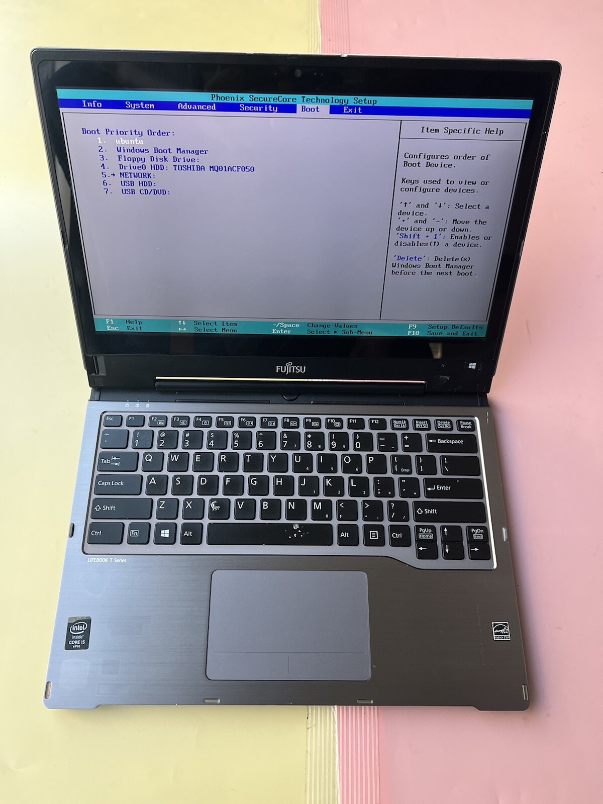 FUJITSU LIFEBOOK T904 (2 IN 1)Core i5-4300U 4GB RAM 500GB TOUCHSCREEN 2560×1440