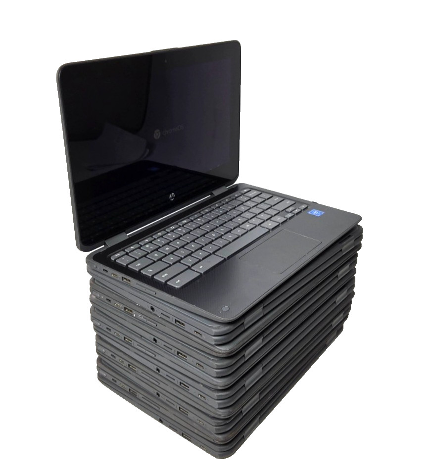 HP Chromebook x360 11 G1 EE (N3350 1.10GHz – 4GB RAM – 32GB SSD) Lot of 10*