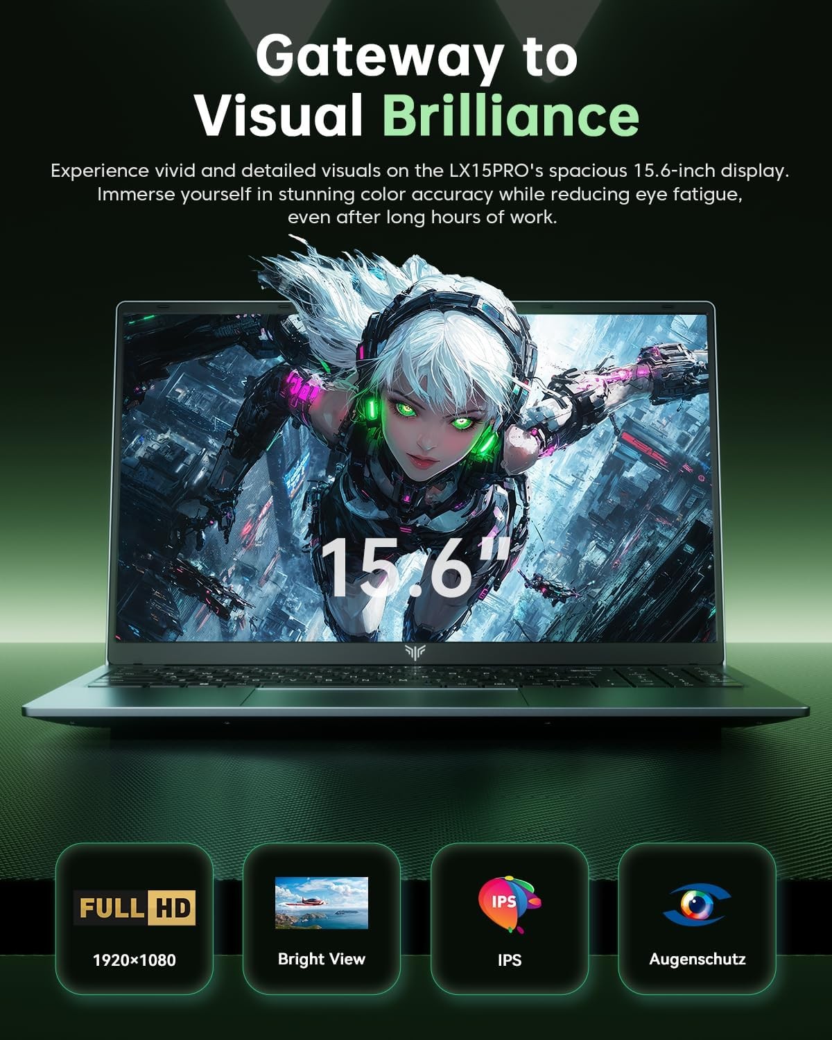 2025 Laptop with AMD Ryzen7(Up to 4.3GHZ,8C/16T),AMD Radeon Graphics,16GB…