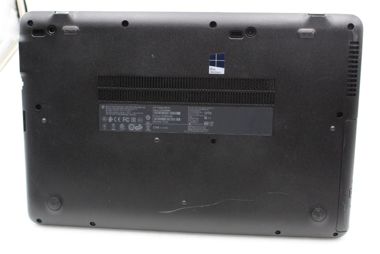 HP ProBook 650 G2 15.6in 250 GB SSD 8 GB RAM i5-6440HQ No OS