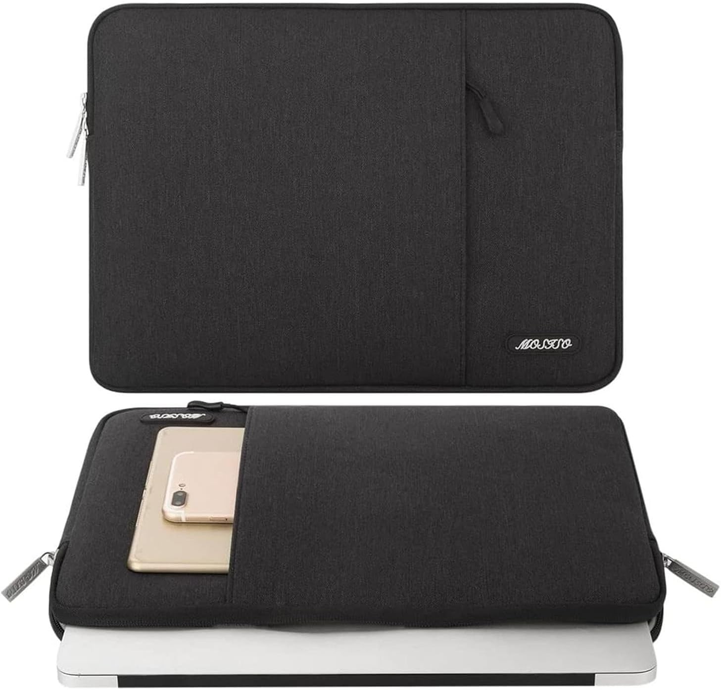 Black Laptop Sleeve Case for 18.5 Inch ASUS HP Dell Lenovo, Compatible Bag