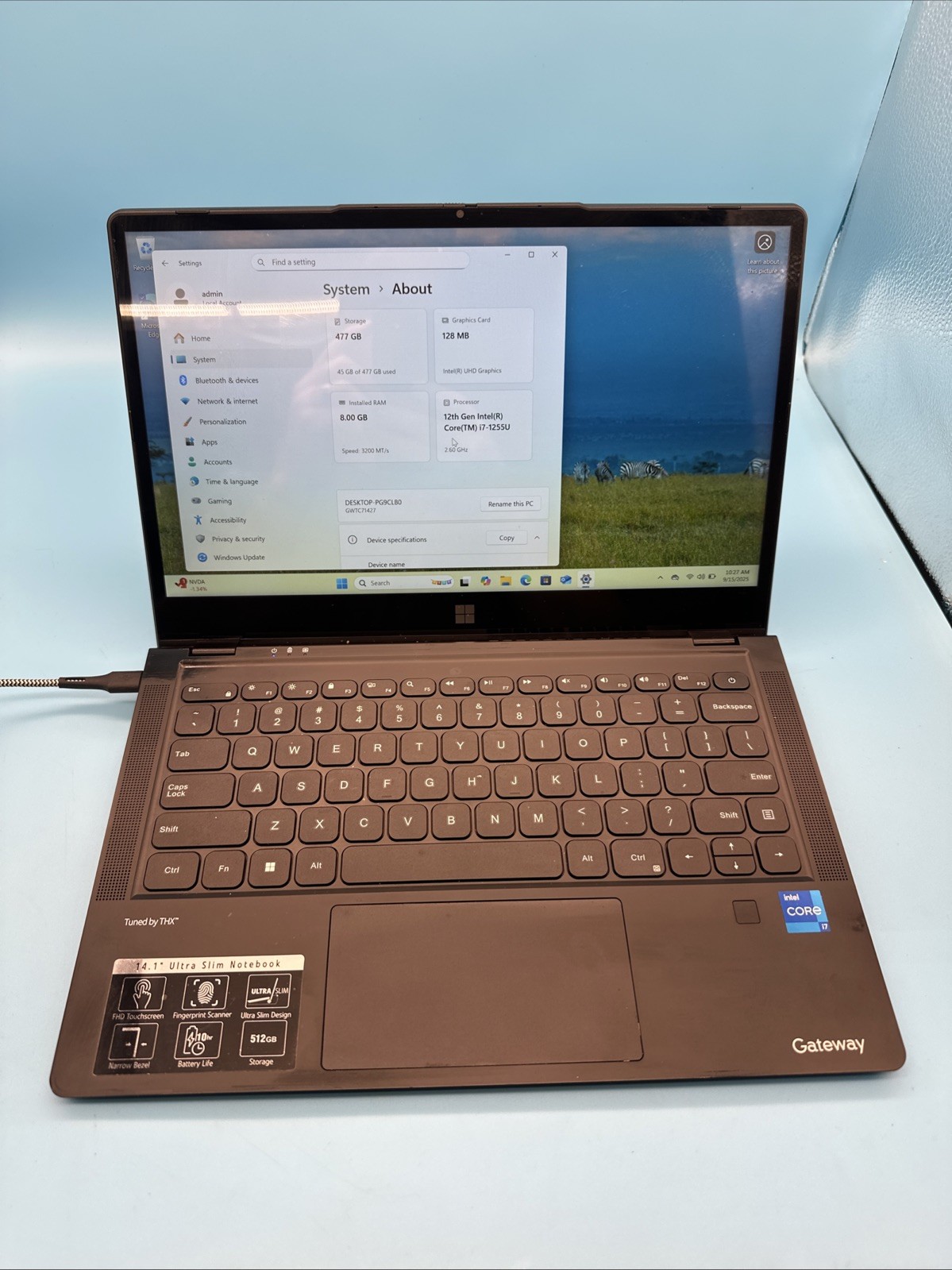 Gateway GWTC71427-BK 14.1″ FHD Touchscreen i7-1255U 2.6 GHz Intel UHD Graphics