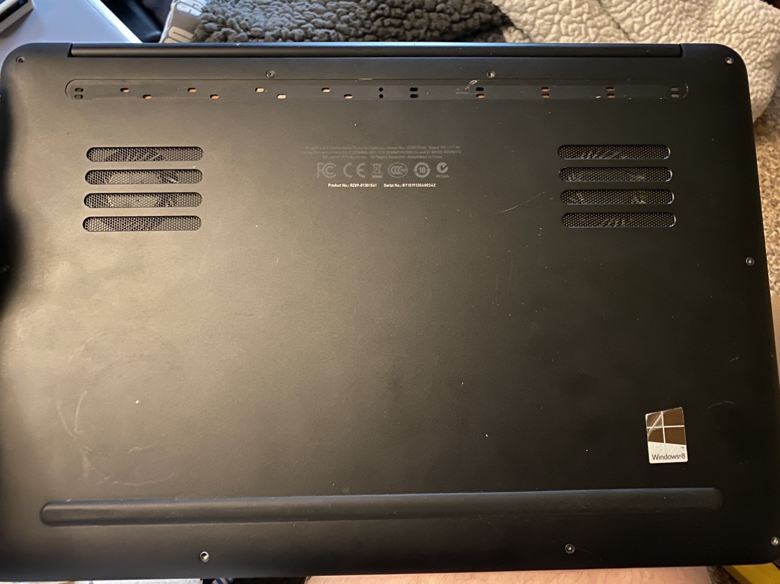 Razer Blade 2015 14-inch Gaming Laptop Intel i7 16gb NO POWER/ SSD/BAT – PARTS