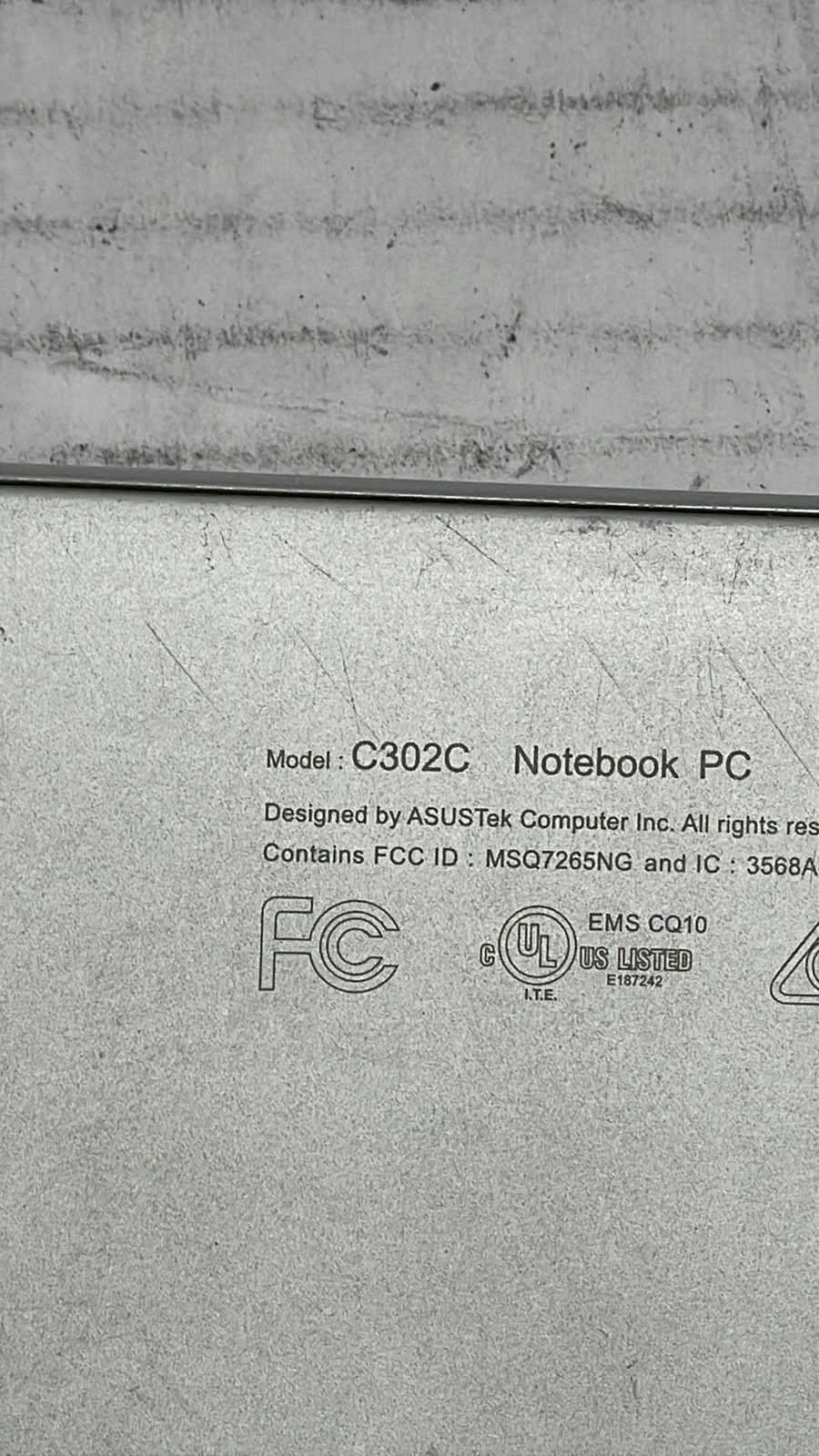 ASUS Chromebook Flip C302C Intel Core M3 12.5″ Laptop FOR PARTS OR REPAIR ONLY