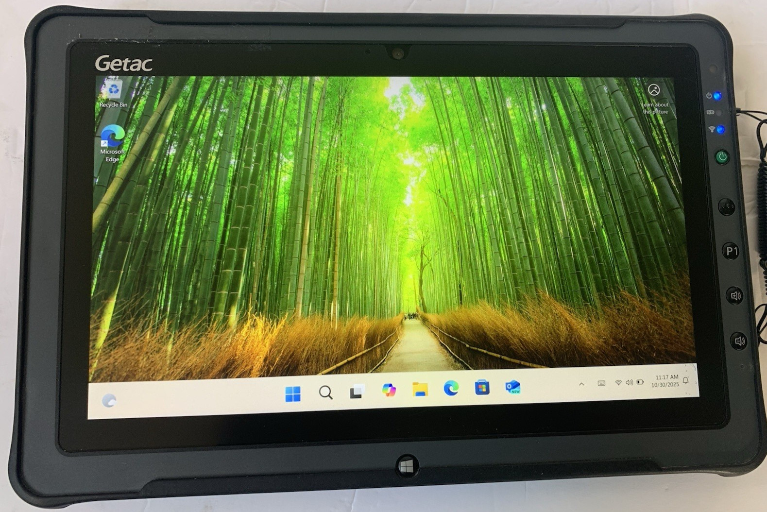 GETAC F110 G5 Tablet 11.6″ i7-8565U 1.80GHZ 16GB RAM 256GB GPS LTE Win 11 Strap