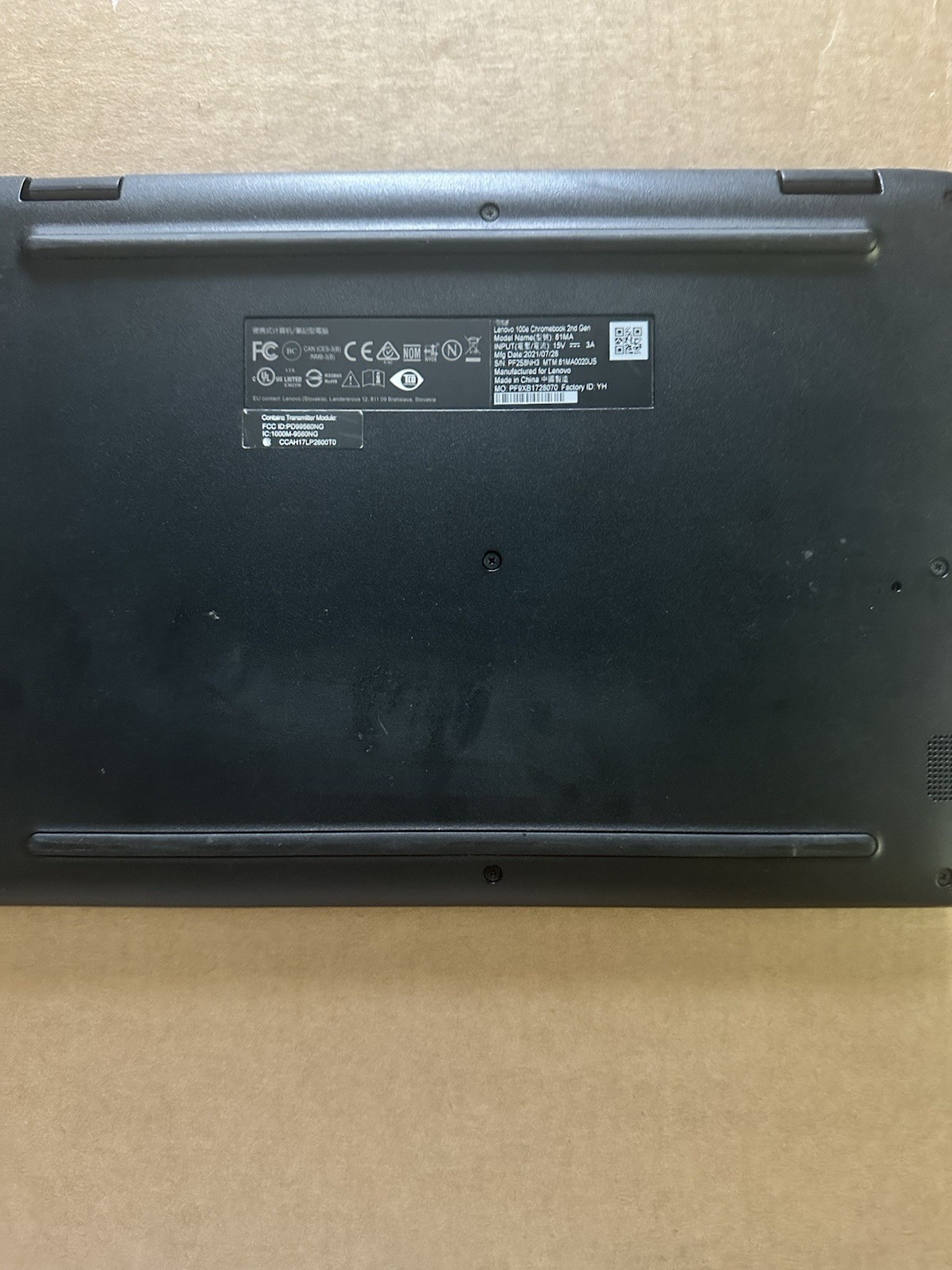 Lenovo 100e Chromebook 2nd Gen 11.6″ Intel Celeron 4GB 32GB Chrome OS Black