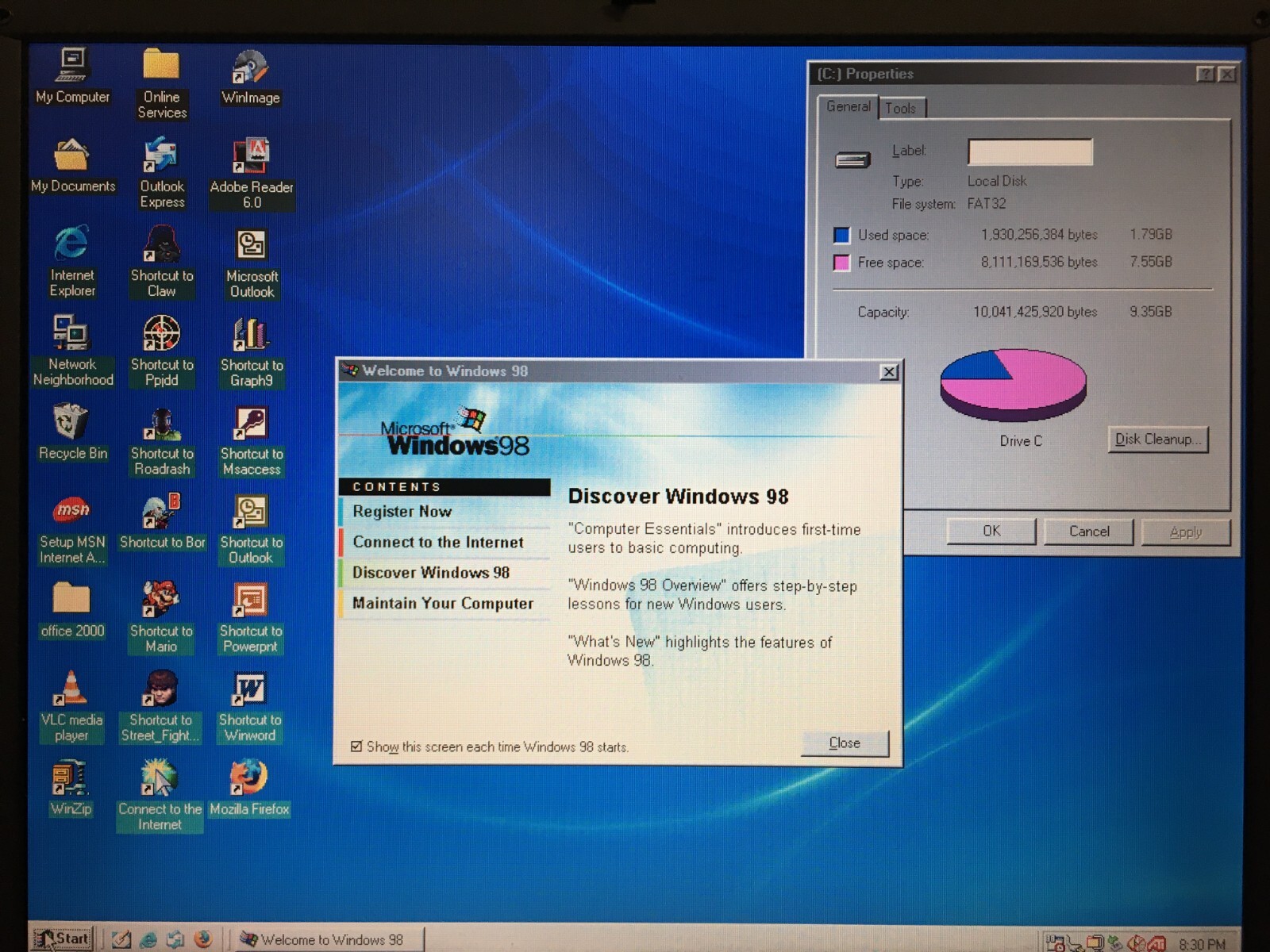 Micron Electronics Laptop Transport Trek 2 AGP 10GB HDD windows 98 ATI RAGE