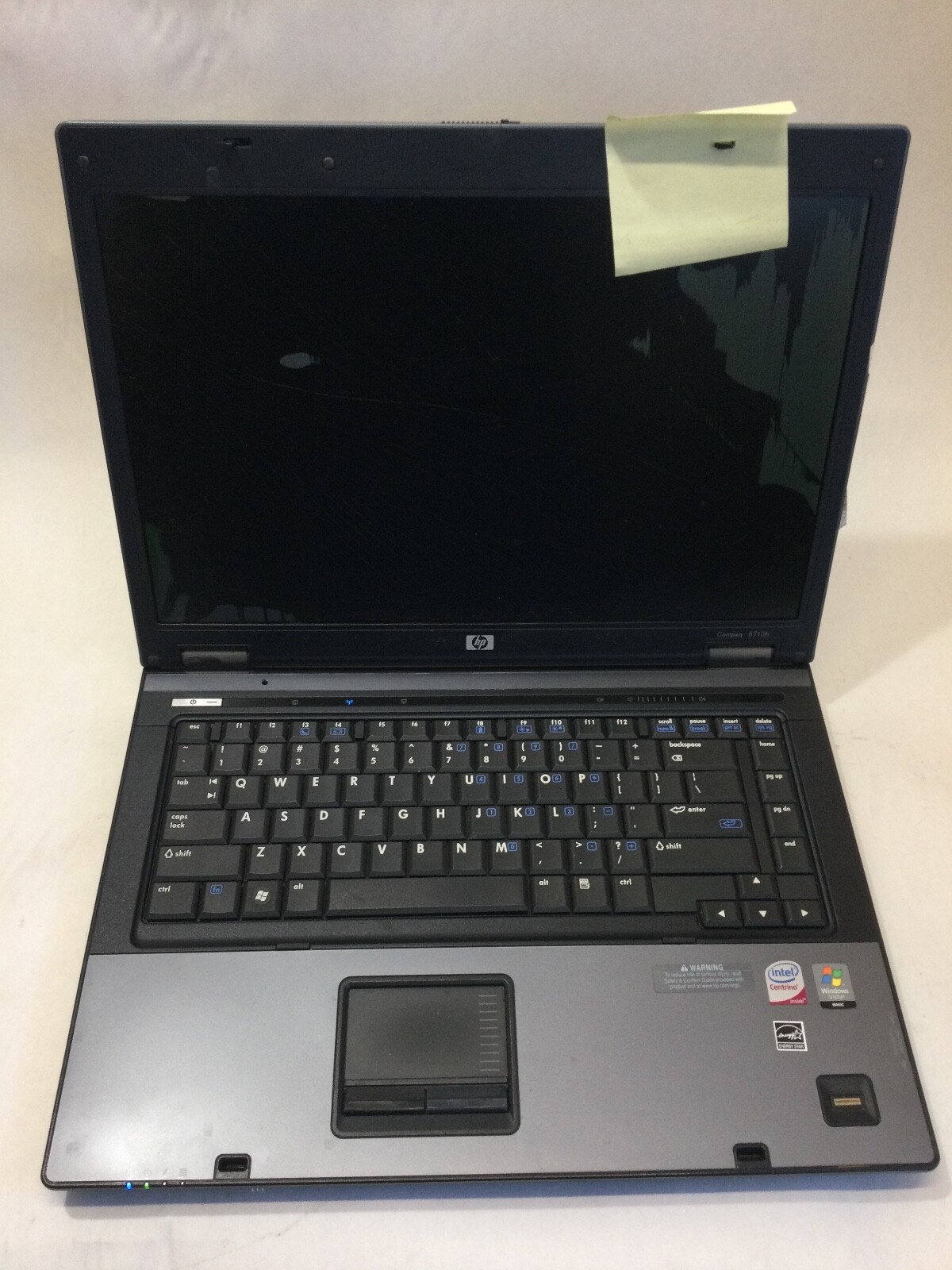 HP COMPAQ 6710b – FOR PARTS – INTEL CORE 2 DUO – BROKEN LCD – READ BELOW – BB!!!