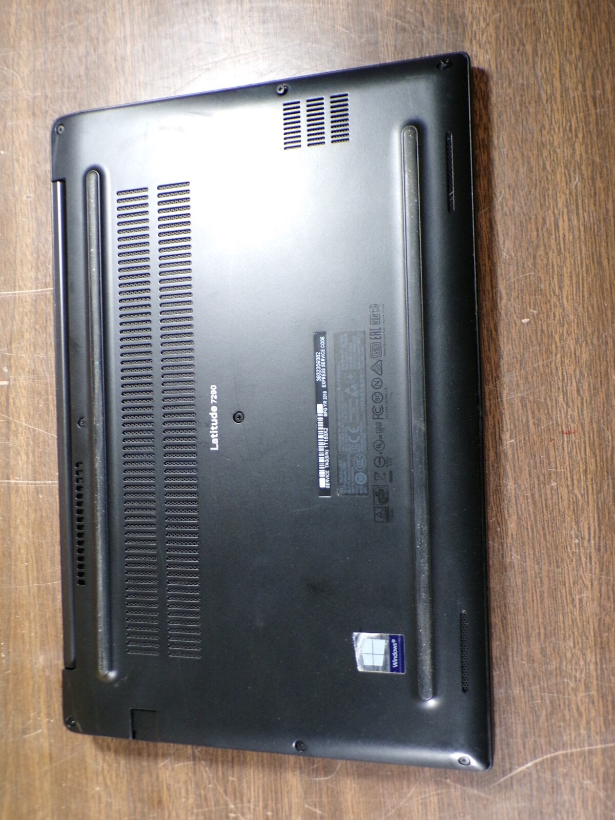 DELL LATITUDE 7290 INTEL CORE i5-8350U 1.70GHZ 16GB RAM **BIOS L0CKED **NO HD/