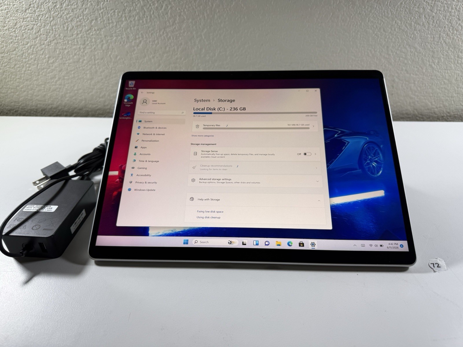 Microsoft Surface Pro 8 (1982) i5-1145G7 – 16GB RAM – 256GB 120Hz – Win 11 Pro