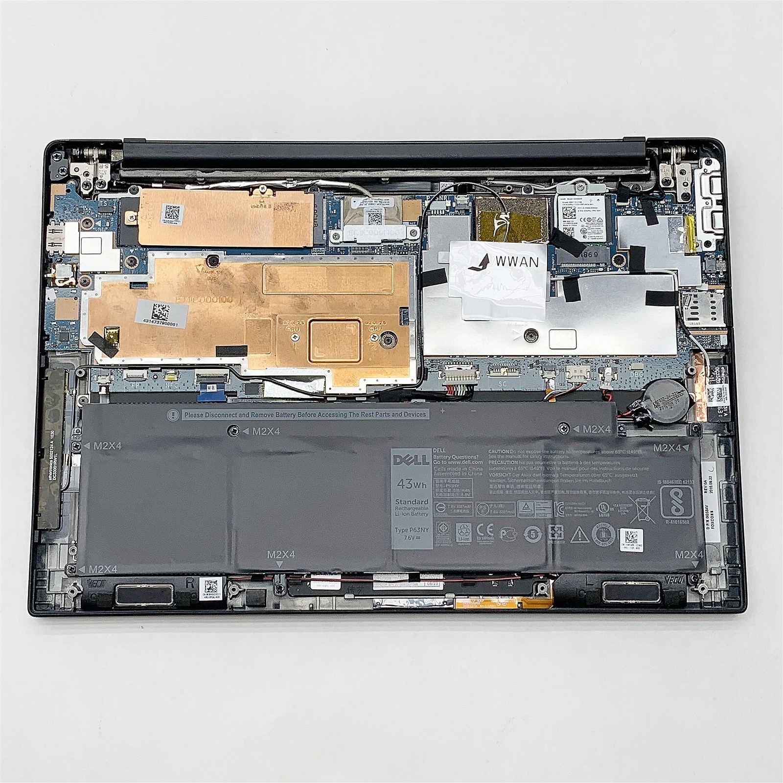 Dell Latitude 7370 Laptop Intel Core m7-6Y75 1.20GHZ 13.3″ FHD 8GB NO HDD Parts