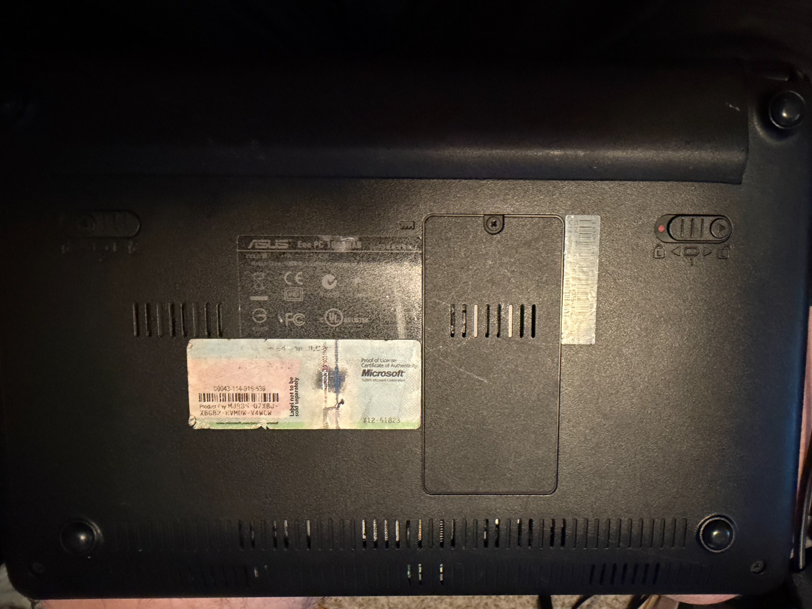 ASUS Eee PC 1005HAB The OG Netbook Laptop Computer Windows XP Home PC