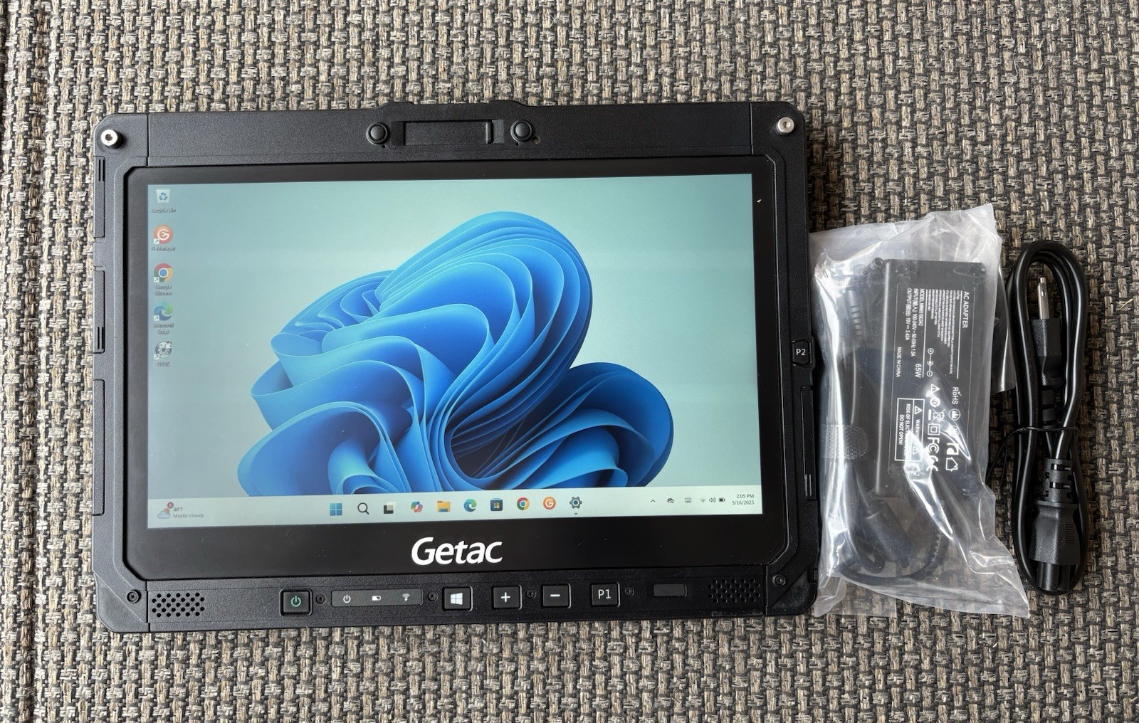 Getac K120 Rugged Tablet Touch i5-8250U 1.60Ghz 16GB 256GB SSD Win 11 pro