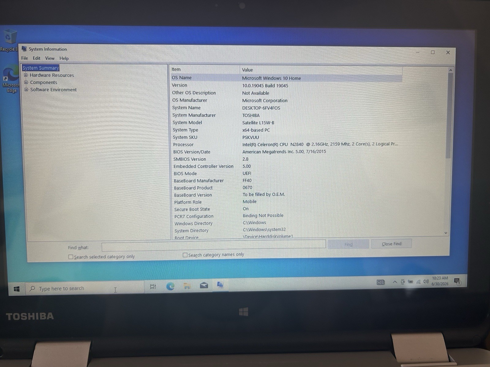 Toshiba Satellite Laptop Used Great Condition