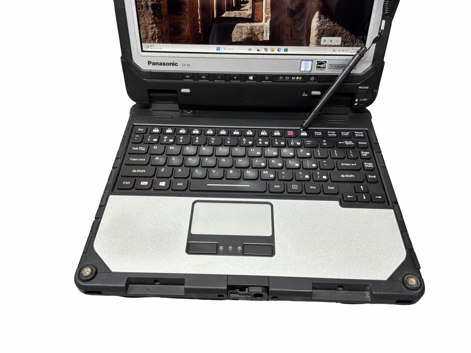 Toughbook Panasonic CF-33 I5-6300U 8GB RAM 256GB SSD W11P W/CHARGER LOT 2