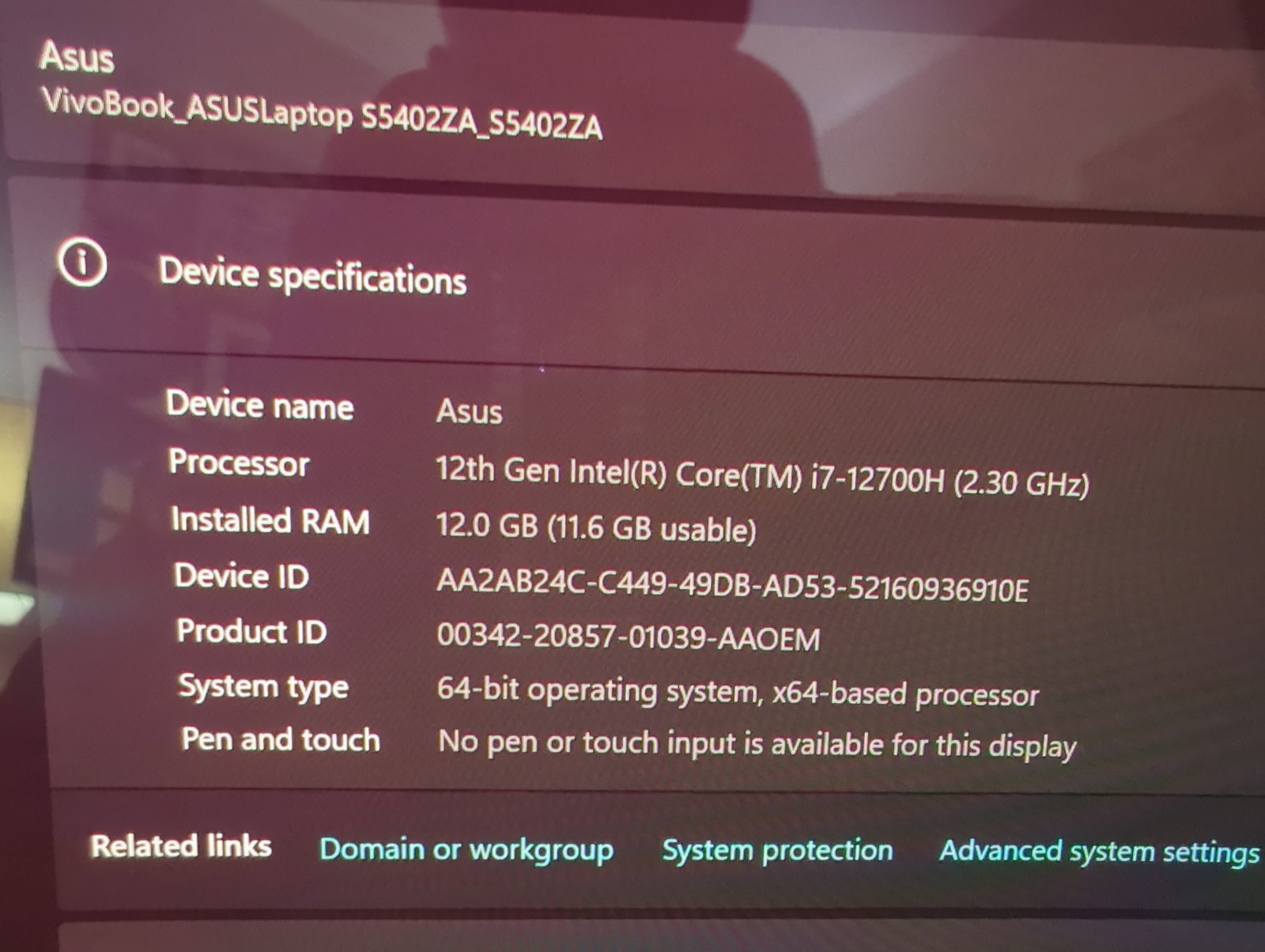 ASUS Vivobook 14X 14.5″ OLED Intel i7-12700H 12GB RAM 512GB SSD Laptop – No OS