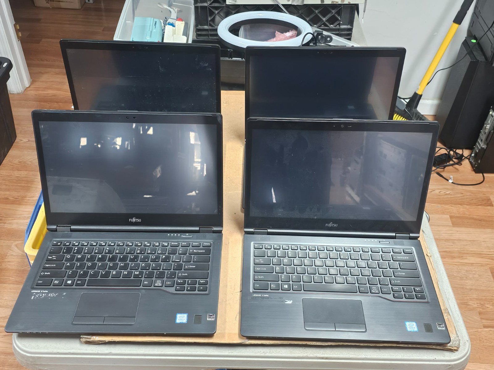4x Lot FUJITSU LIFEBOOK U749 | Intel i5-8265U 4GB 256GB WiFi Webcam BT – Special