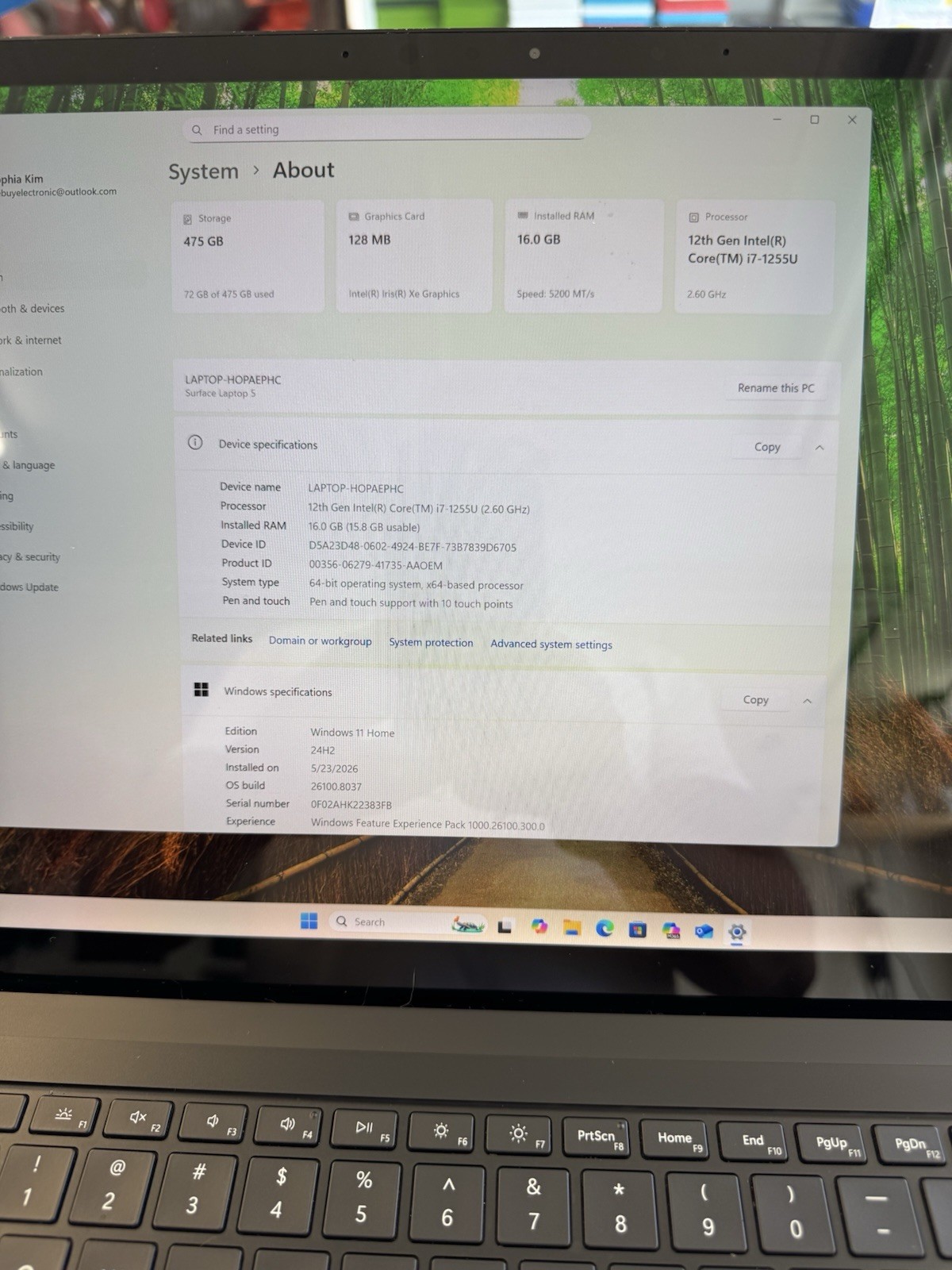 Microsoft Surface Laptop 4 15″ i7-1255U 16GB 512GB SSD Win11