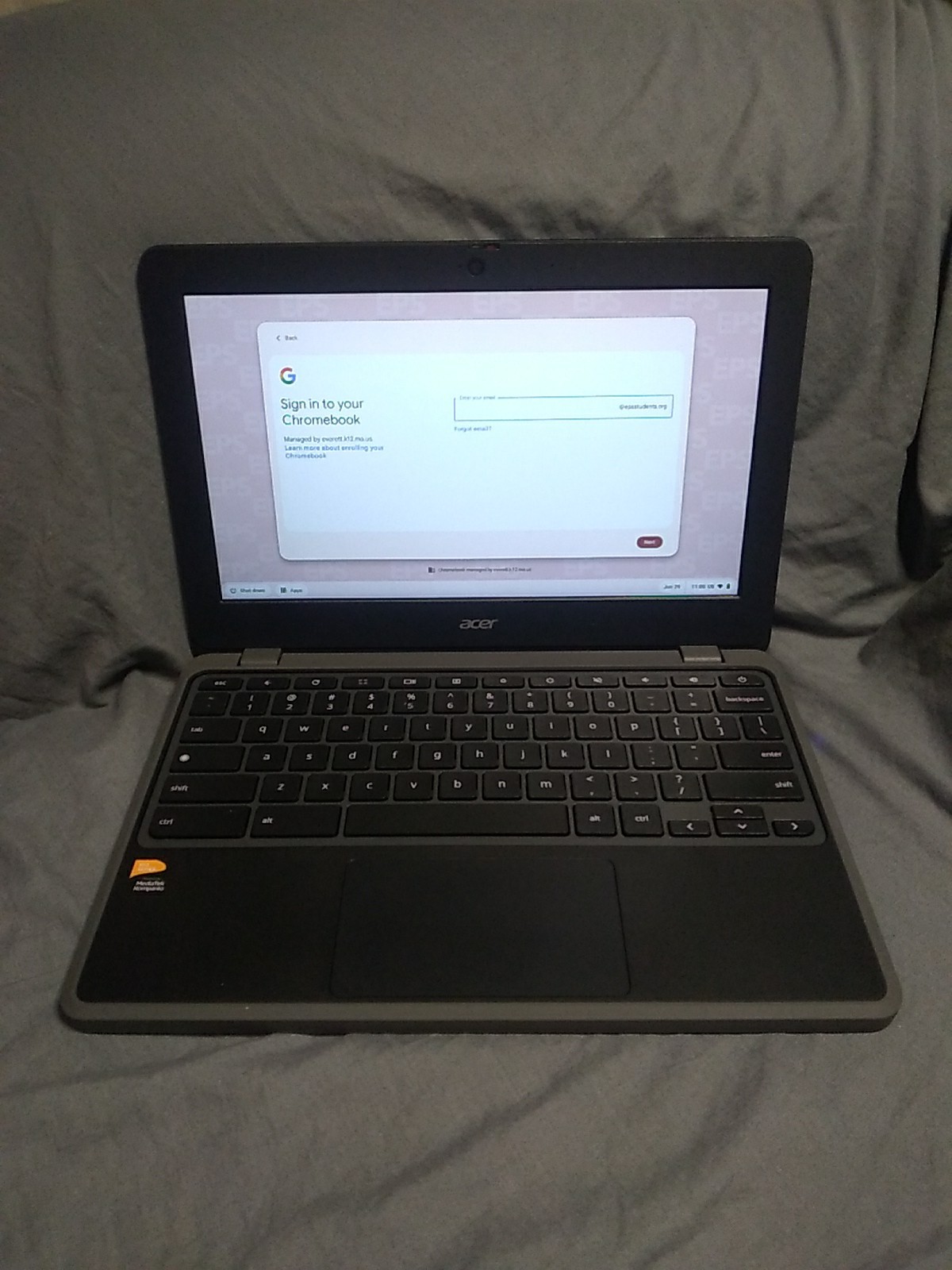Acer Chromebook 311 Laptop Model-N23H7 ~ School Locked For Parts or Repair! Mint