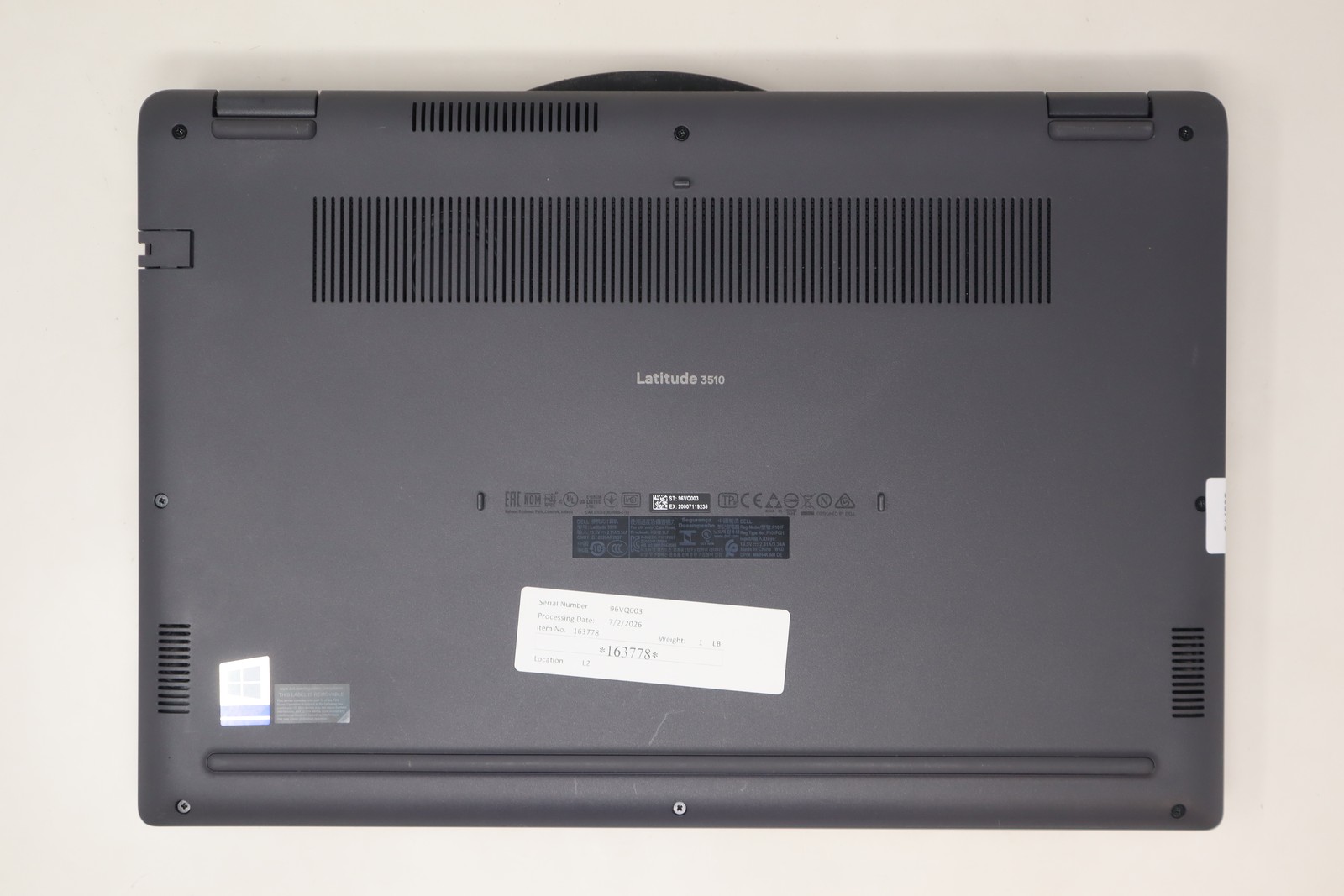 Dell Latitude 3510 Laptop Intel Core i5 10th Gen 8GB RAM 256GB SSD Win 11 Pro