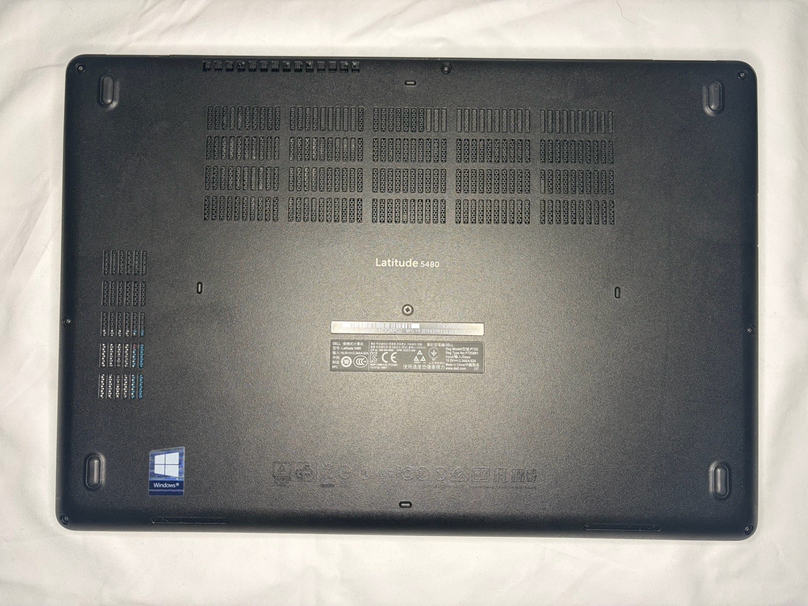 Dell Latitude 5480 i5-7440HQ 8GB RAM, 128GB SSD, Win10Edu, New Battery w/charger