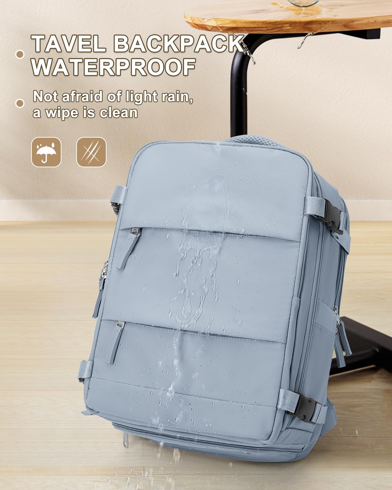 Coowoz Travel Backpack Carry On for Women & Men, Gym, Laptop Compartment