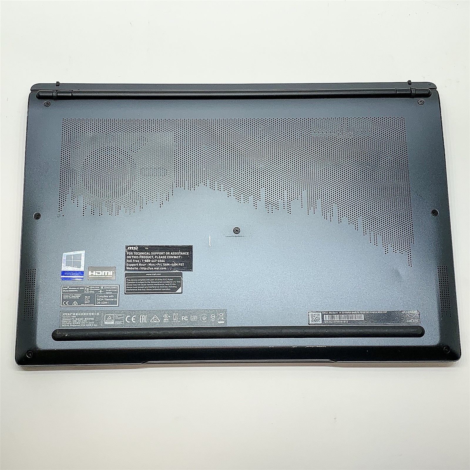 MSI MS-14D1 Laptop Intel Core i5 10210U 1.60GHZ 14″ FHD 8GB RAM NO HDD Parts