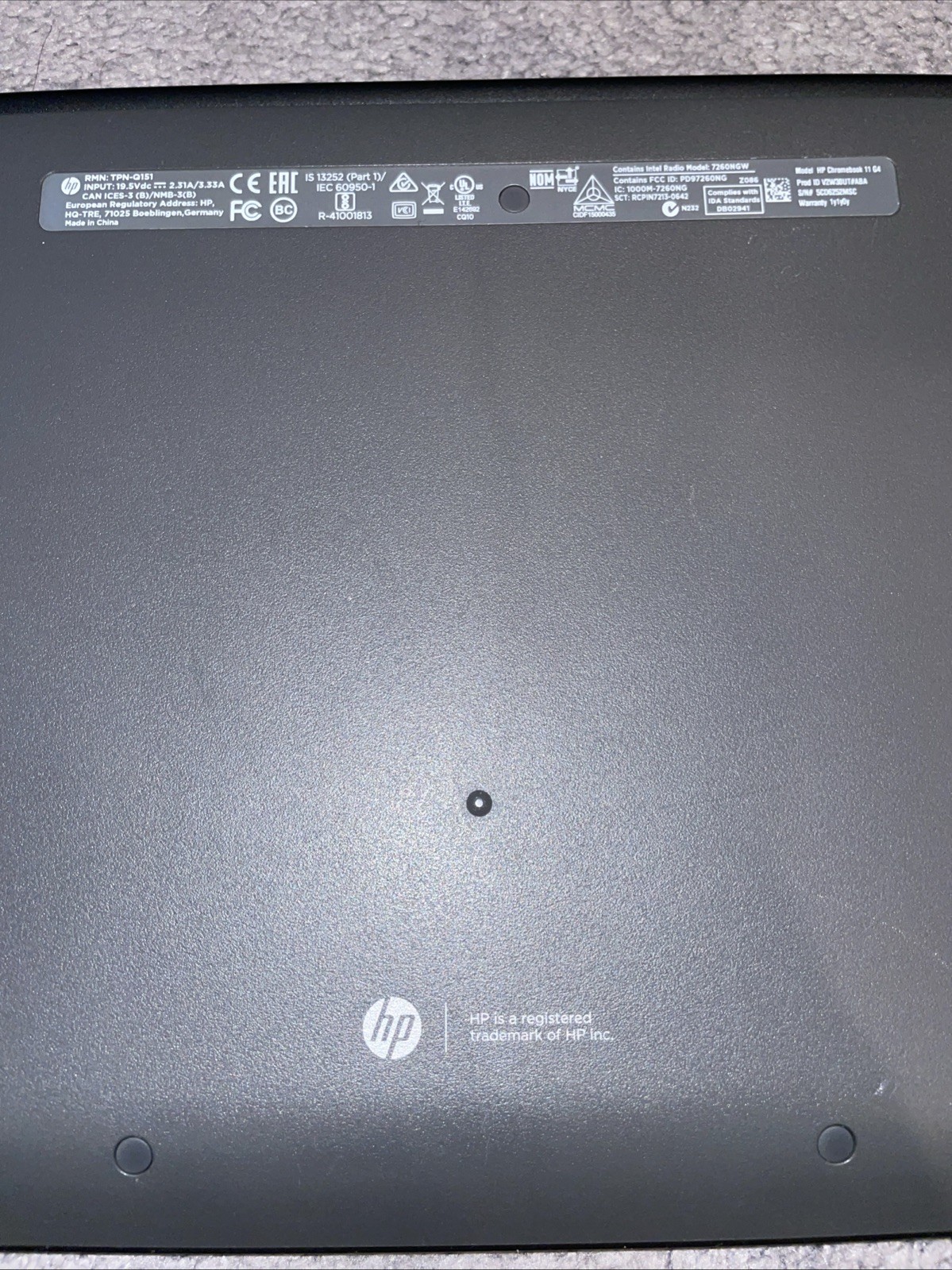 HP Chromebook 11 G4 11.6″ (32GB Storage Ram , 4gb)