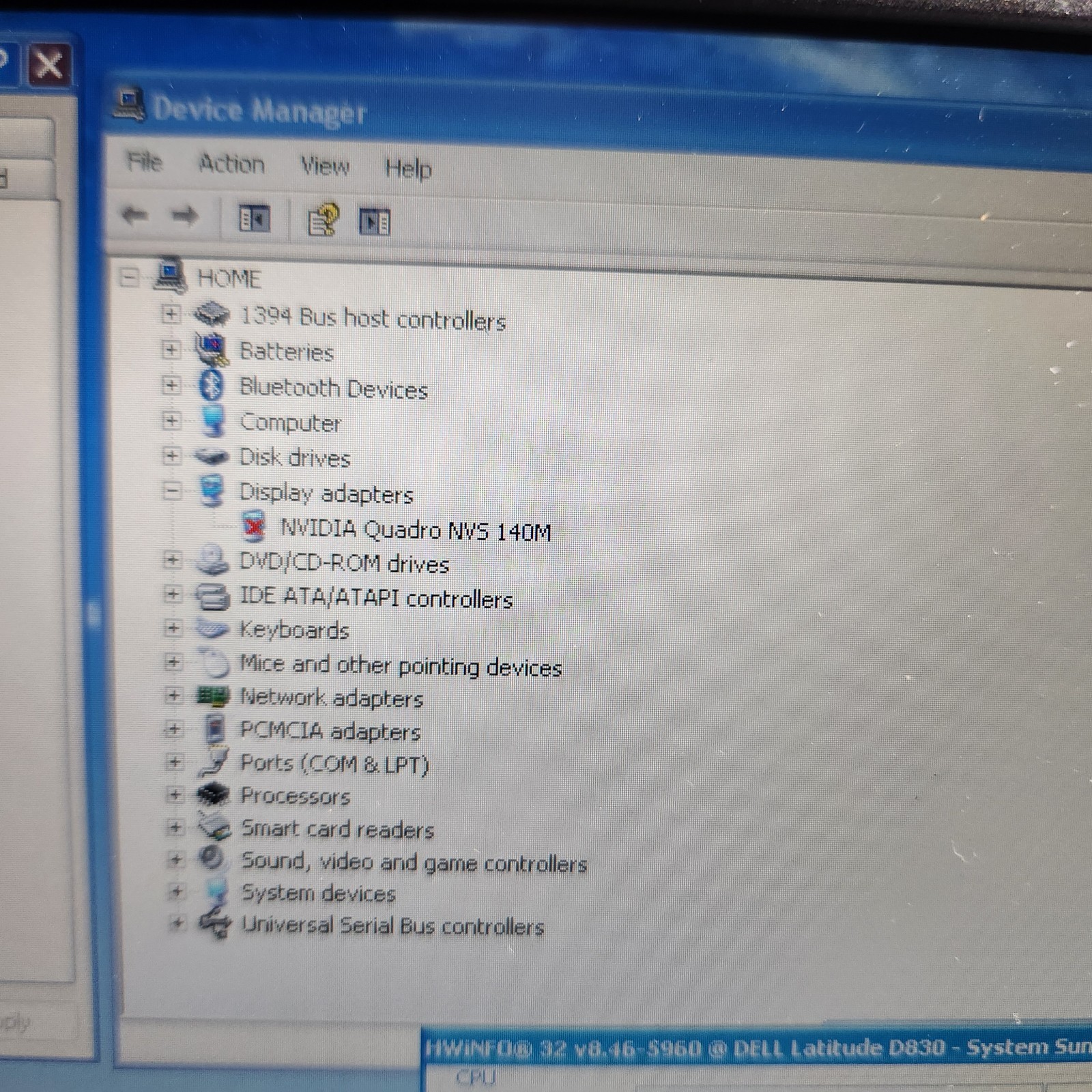 Retro Gaming Laptop Dell D830 Intel Core Duo 2.40GHz 4GB Ram 160GB HD Windows XP